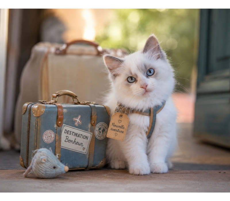 coin cozy pour accueil chaton gen AI